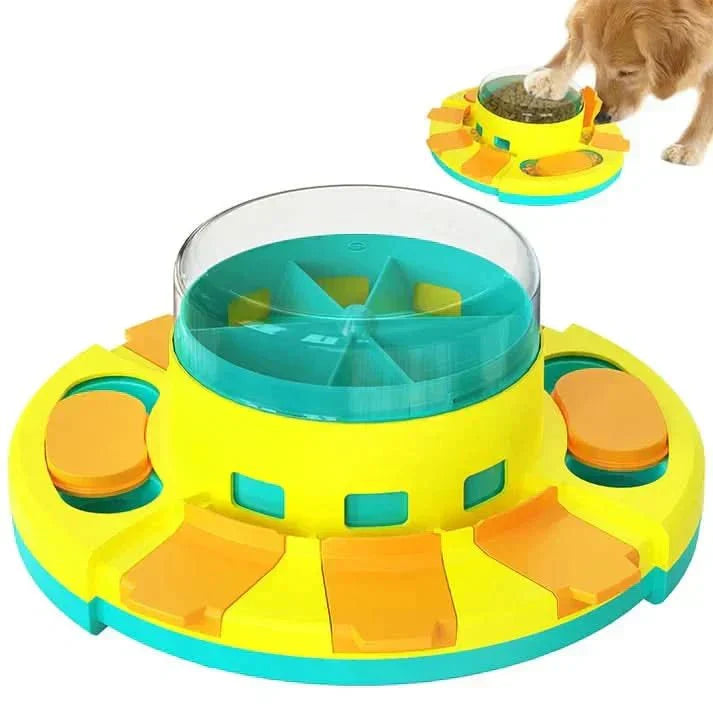 NibbleNook Interactive Anti Gulping Bowl for Dogs and Cats