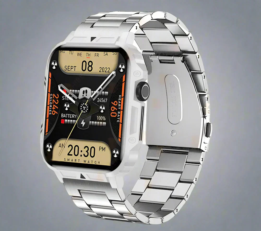 Wytrzymały smartwatch Apollo 2024 z funkcją dzwonienia przez Bluetooth, krokomierzem i wodoodpornością IP68