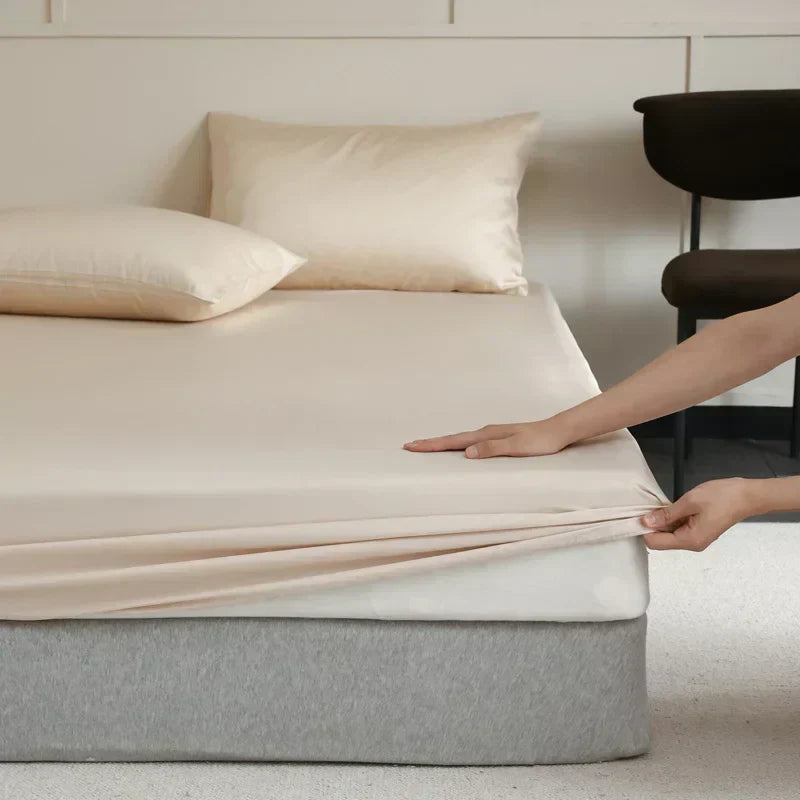 Royal Silk Fitted Sheet Made From Luxurious Mulberry Silk For Smooth Sleep