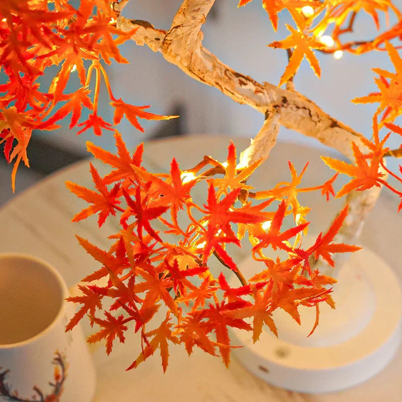 Luminara | LED Tree Lamp With Maple Leaves