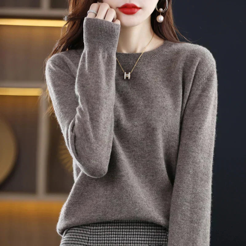 Maren Luxe Wool And Cashmere Knit For Winter And Fall Wardrobe