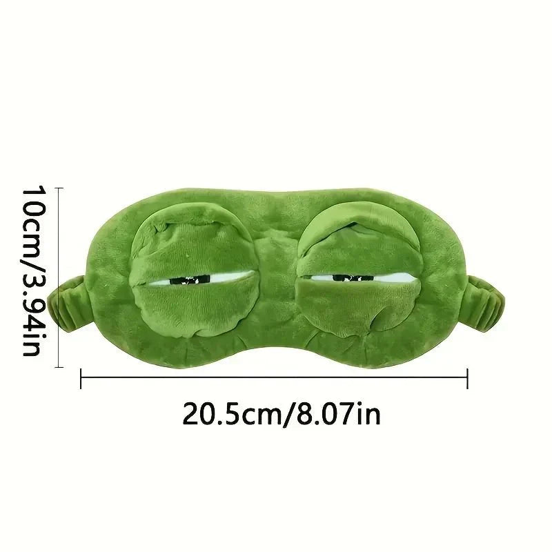 Maschera per Dormire 3D FrogEase per Sonno Rilassato e Viaggi