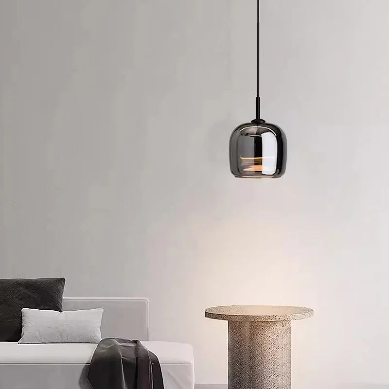 Nova Glass LED Pendant Light Modern Chandelier Fixture