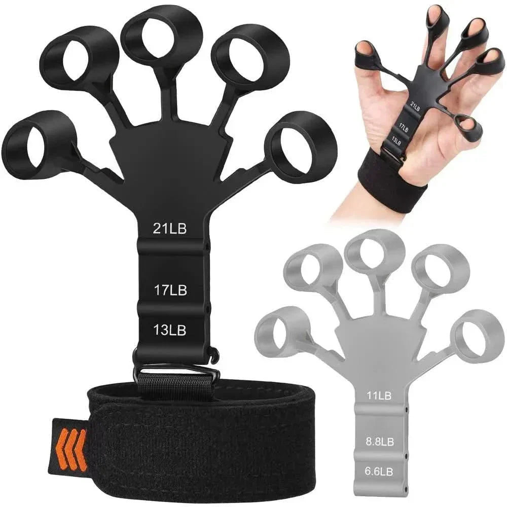 GripFlex Finger Trainer With Adjustable Resistance For Strength And Flexibility
