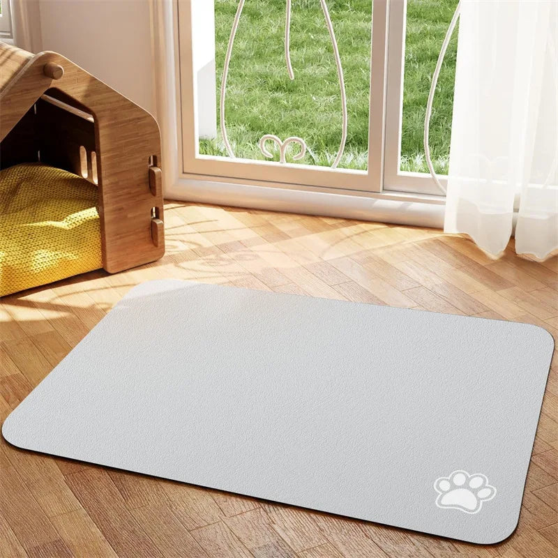 SafePaws Non-Slip Mat For Pet Meals And Easy Cleanup Daily