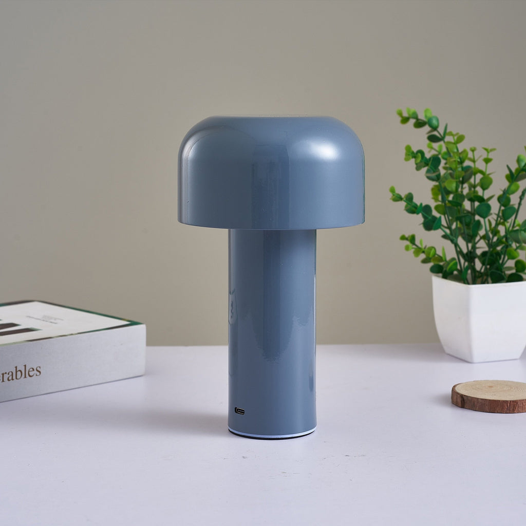 Lunetta Cordless Mushroom Table Lamp in Italian Style