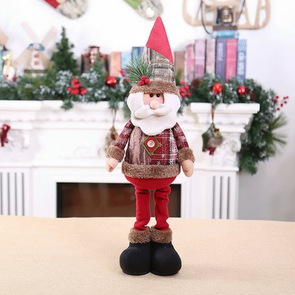 NoelLuxe panenka Santa Claus pro elegantní vánoční dekoraci