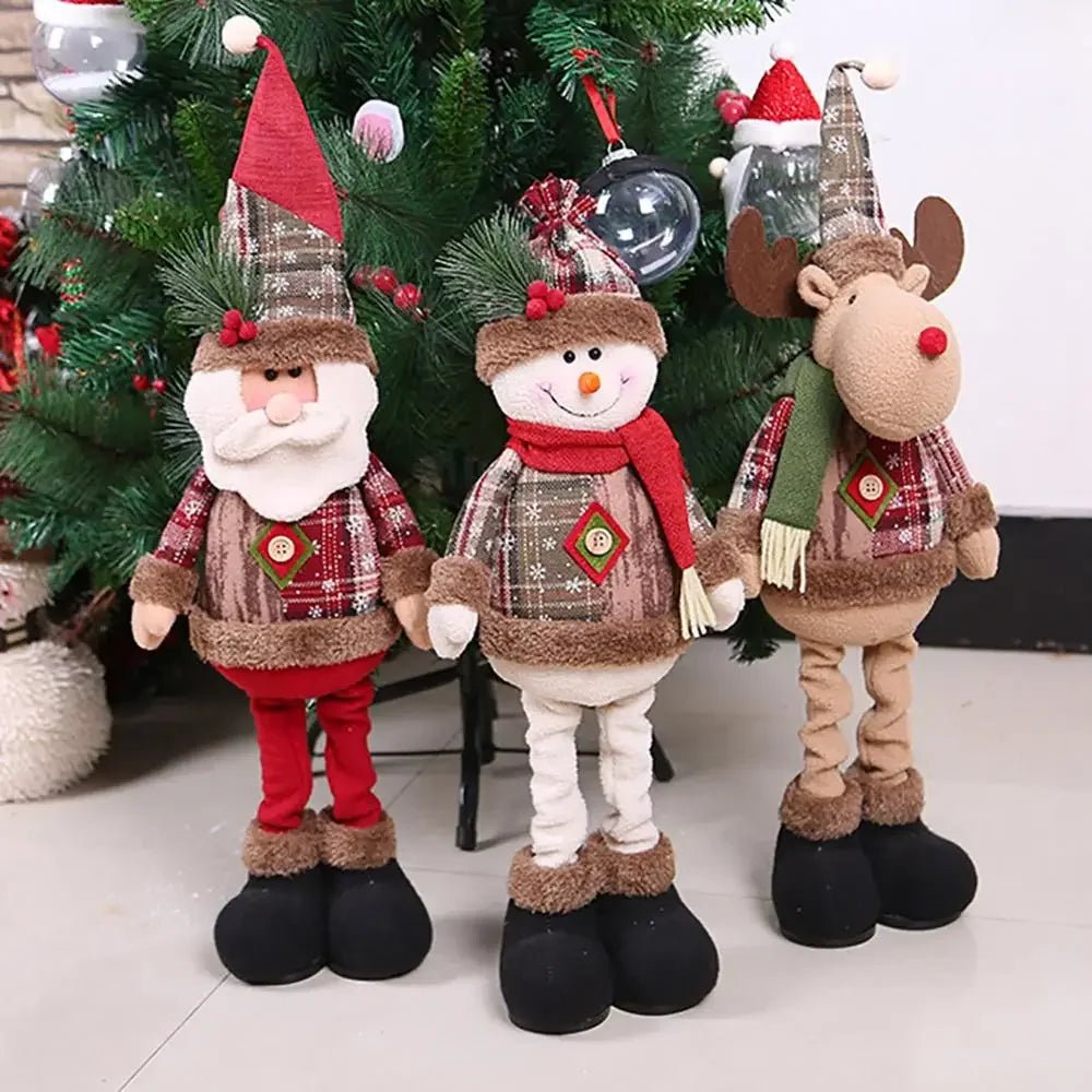 NoelLuxe panenka Santa Claus pro elegantní vánoční dekoraci