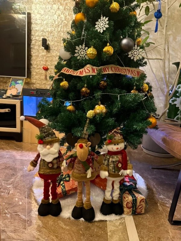 NoelLuxe panenka Santa Claus pro elegantní vánoční dekoraci