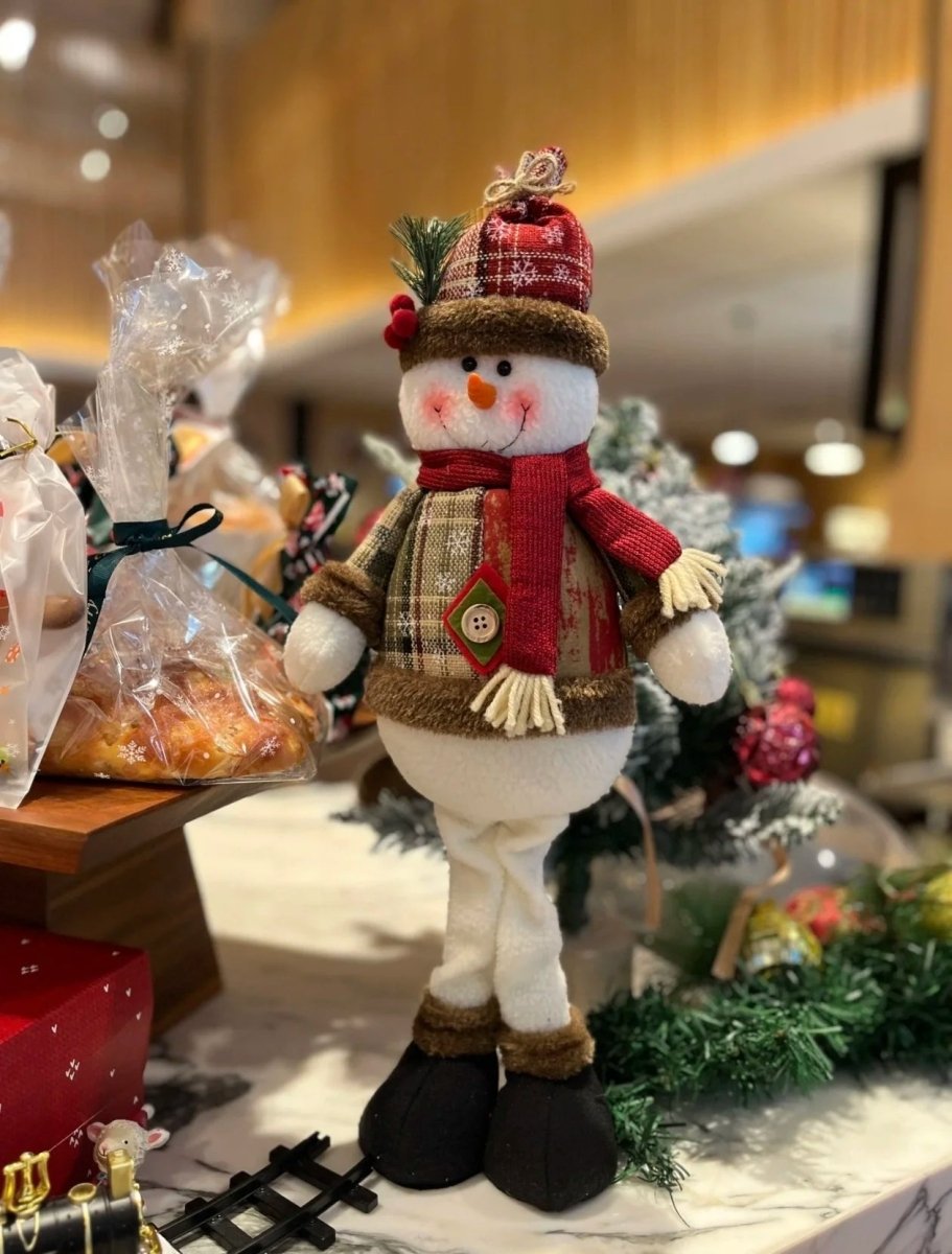 NoelLuxe panenka Santa Claus pro elegantní vánoční dekoraci
