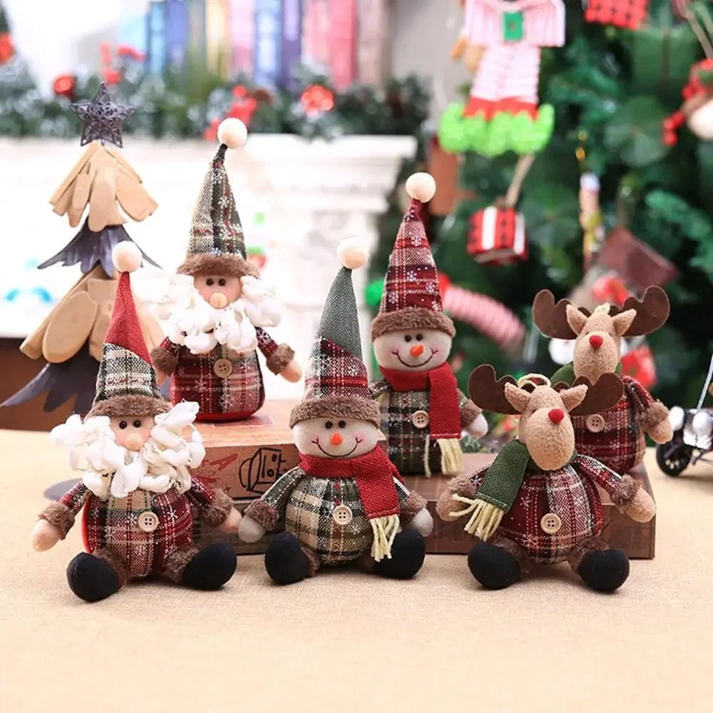 NoelLuxe panenka Santa Claus pro elegantní vánoční dekoraci