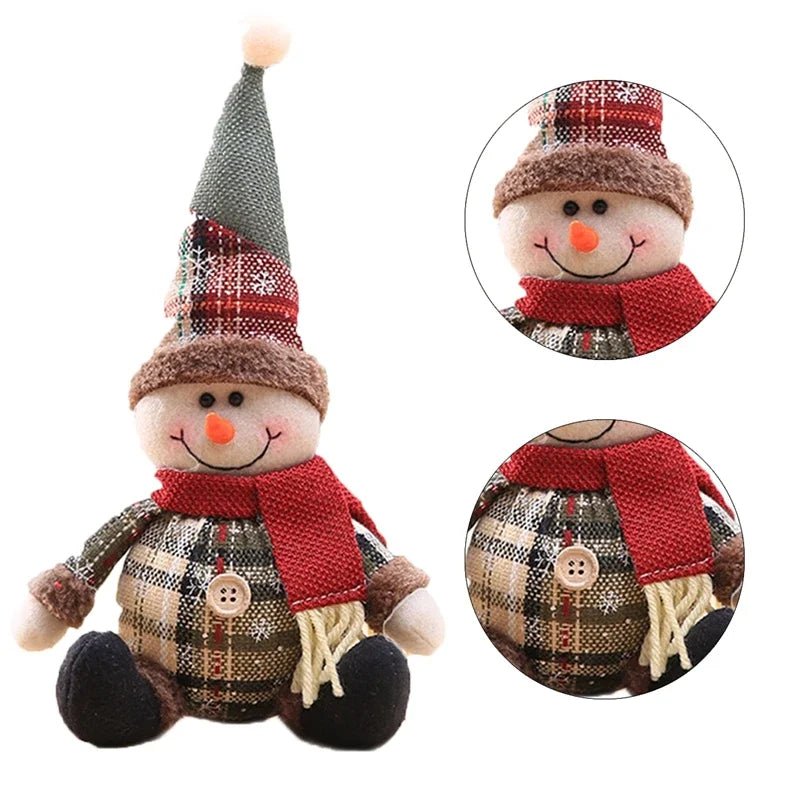 NoelLuxe panenka Santa Claus pro elegantní vánoční dekoraci