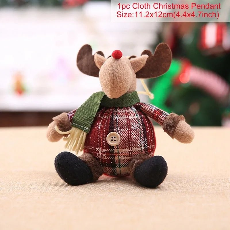 NoelLuxe panenka Santa Claus pro elegantní vánoční dekoraci