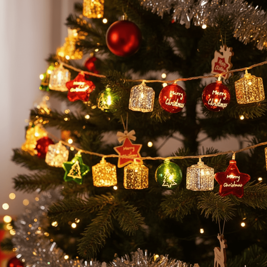 NovaGlow Long LED String Lights With Flexible Wire Design