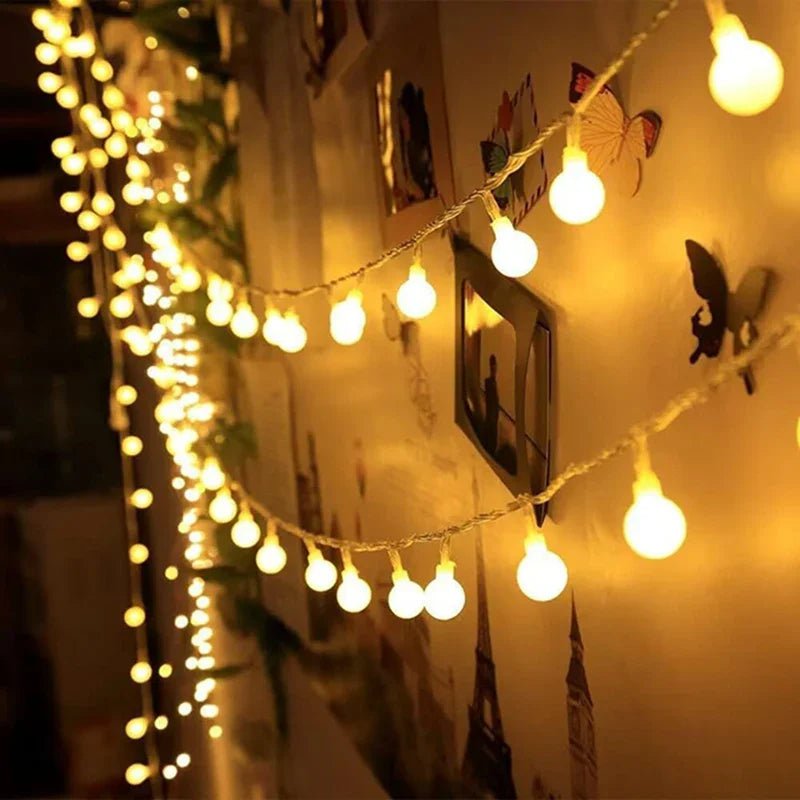 NovaGlow Long LED String Lights With Flexible Wire Design
