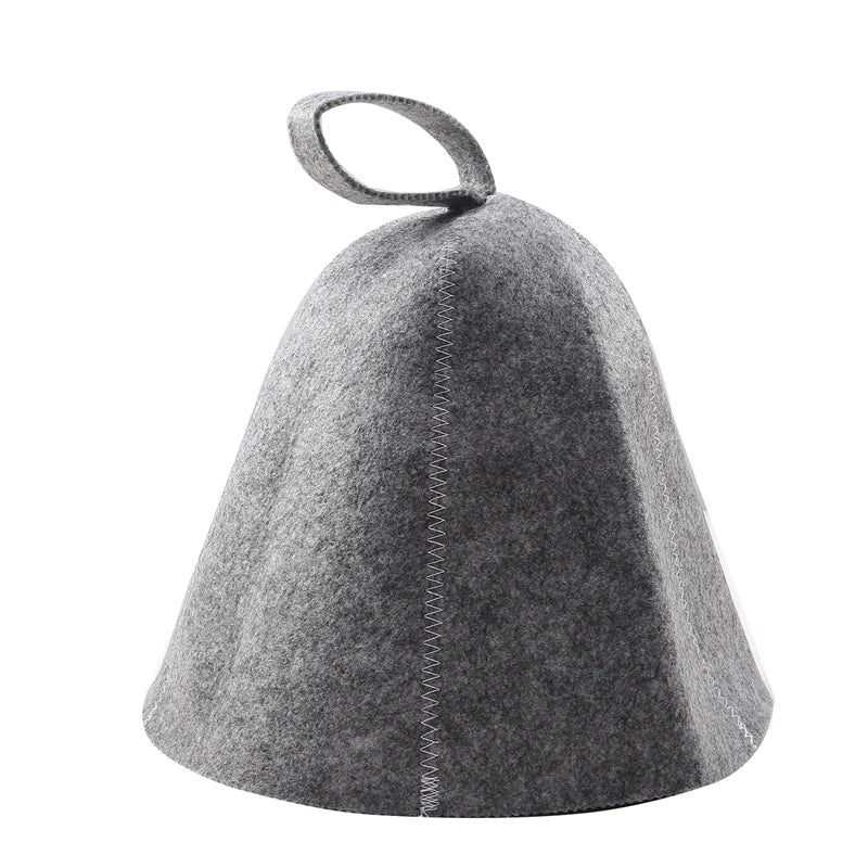 ThermaGuard Tepelně ochranná sauna čepice v ruském stylu pro relaxační saunování