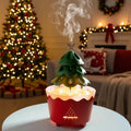 EverGlow Christmas Tree Aroma Diffuser With Adjustable Mist And LED Light