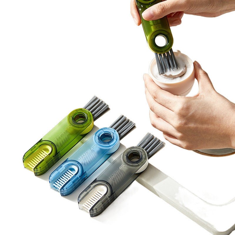 TriClean Spazzola Pulente A Tre Teste Per Bicchieri E Bottiglie