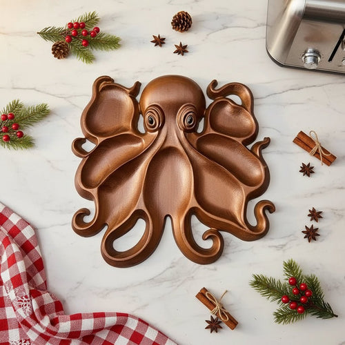 Abyssal Crest Charcuterie Board - Rustic Handcrafted