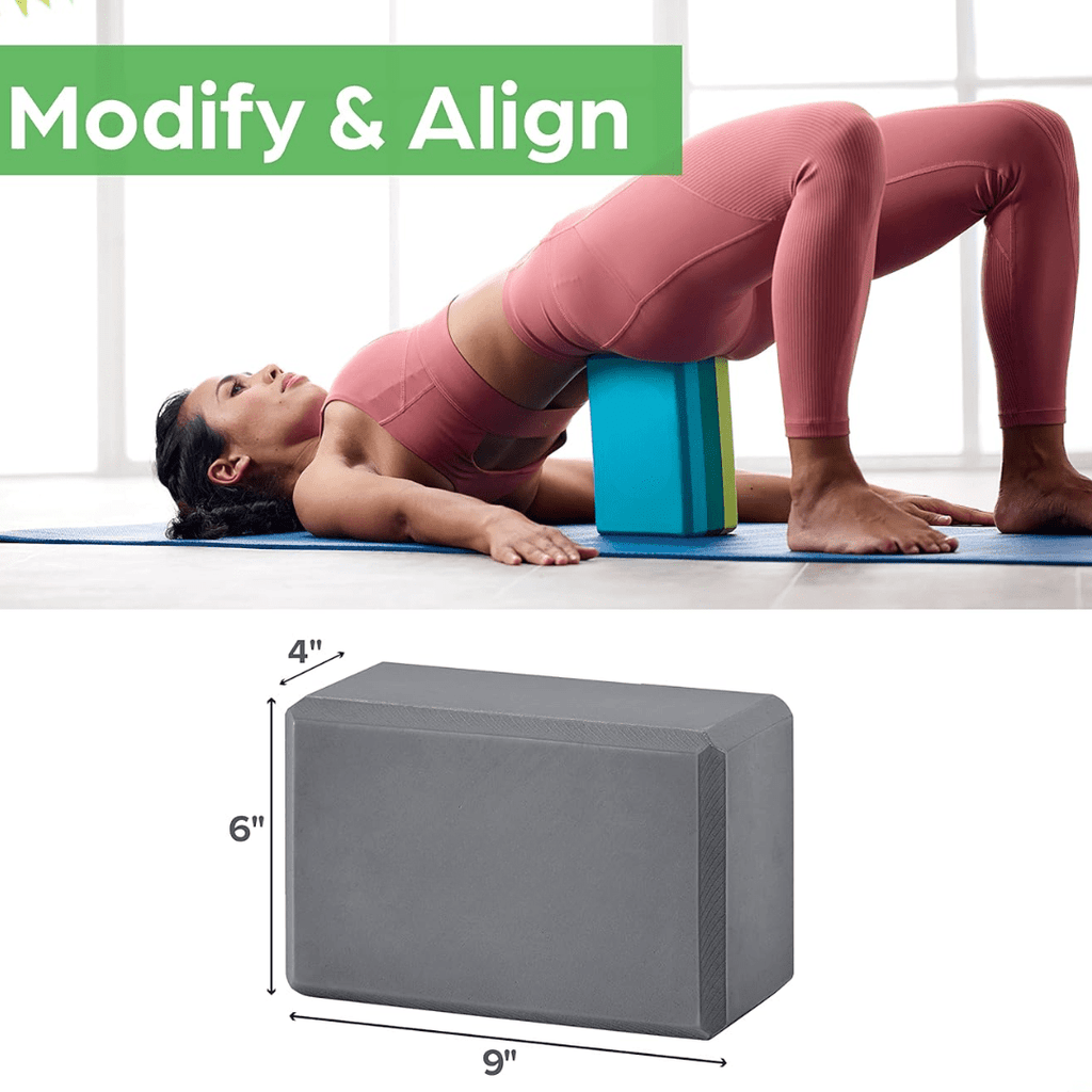 Blocco Yoga NovaFlex in Schiuma per Equilibrio Stabile e Comfort