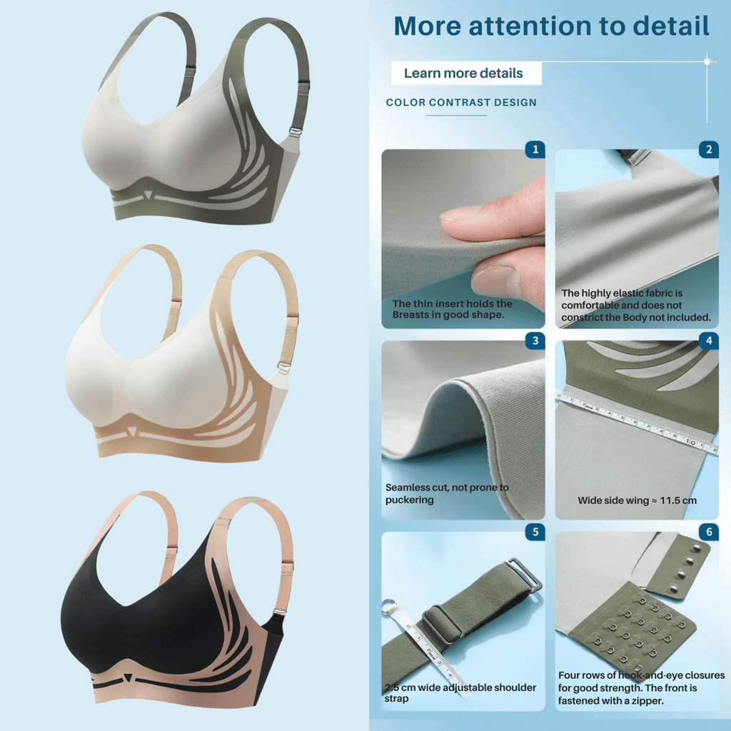 AstraLift Wireless Bra for All-Day Comfort and Support