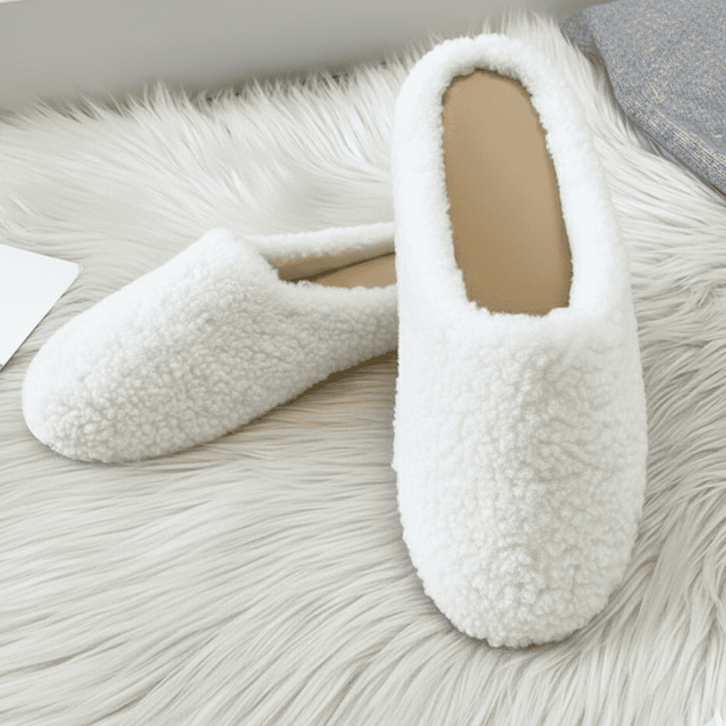 Snow Haven Cozy Women's Winter Slippers With Artificial Wool Lining