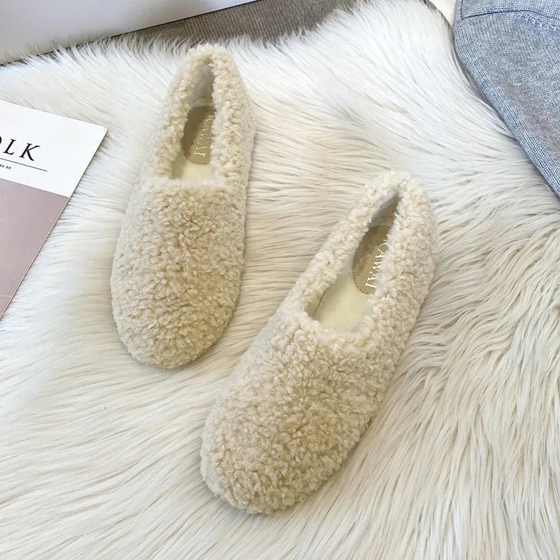 Snow Haven Cozy Women's Winter Slippers With Artificial Wool Lining