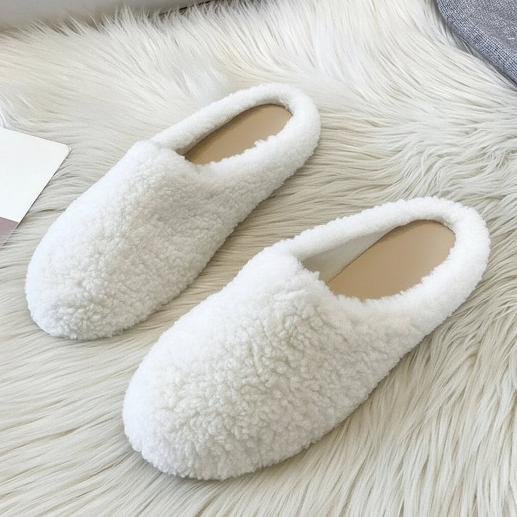 Snow Haven Cozy Women's Winter Slippers With Artificial Wool Lining