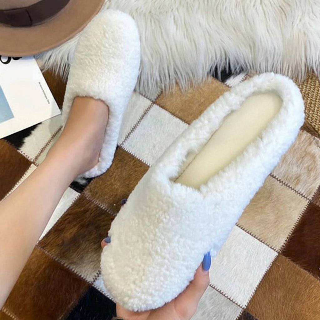 Snow Haven Cozy Women's Winter Slippers With Artificial Wool Lining