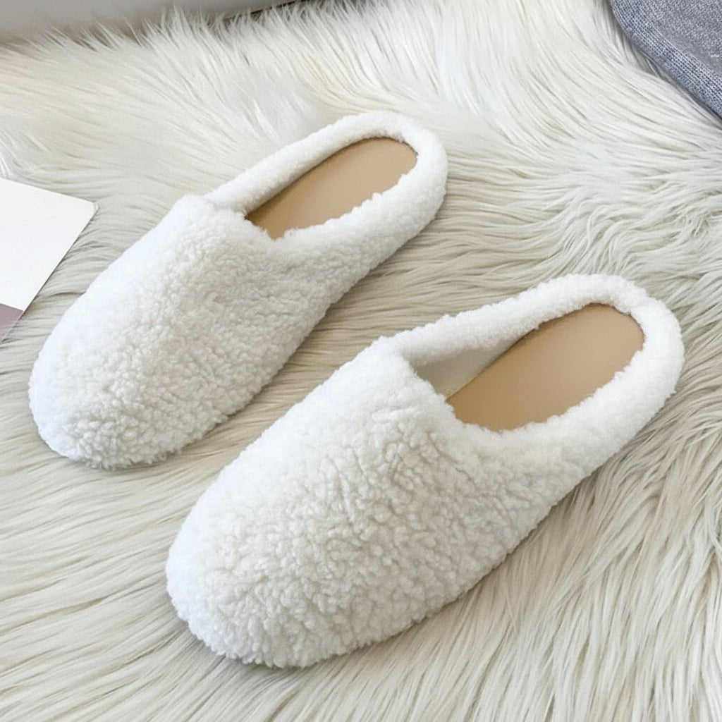 Snow Haven Cozy Women's Winter Slippers With Artificial Wool Lining