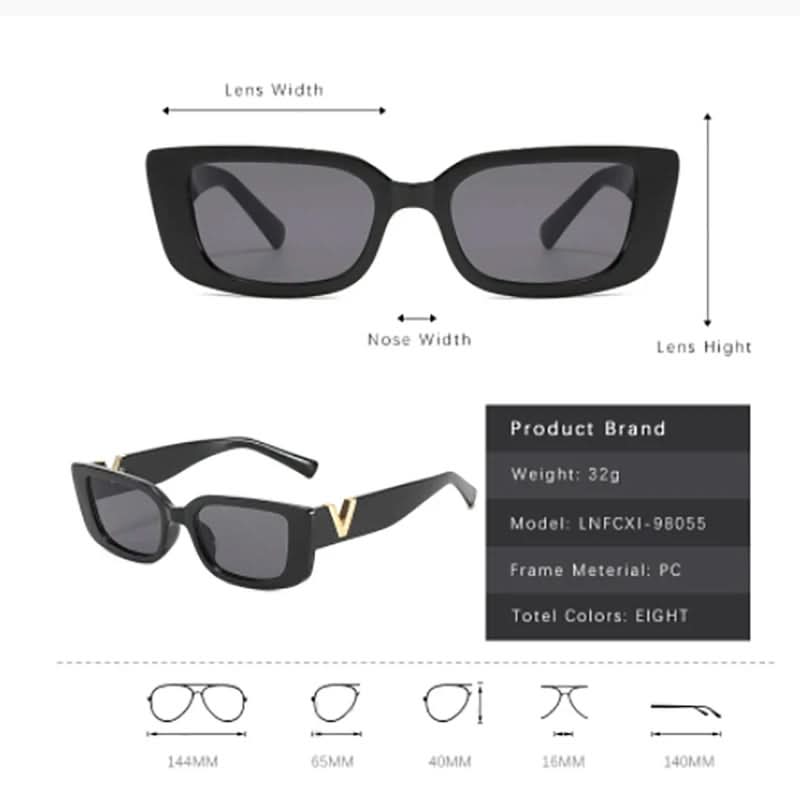 Lunettes de soleil rétro classiques LumaShade en forme d'œil de chat pour femmes