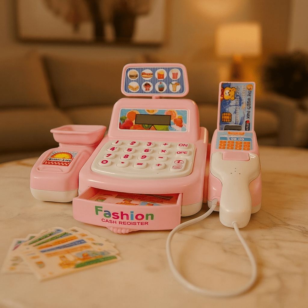 Registratore di Cassa Interattivo CashPlay Till con Luci, Suoni e Divertimento Educativo