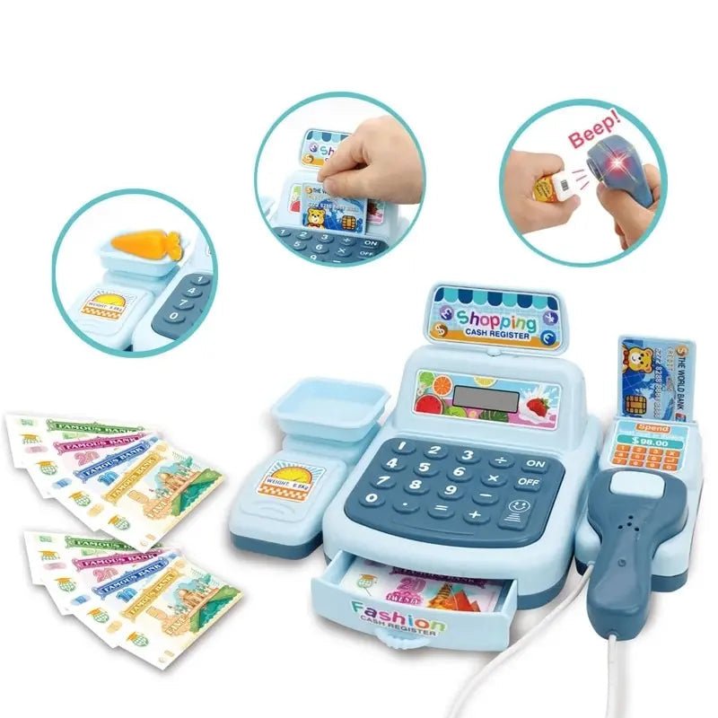 Registratore di Cassa Interattivo CashPlay Till con Luci, Suoni e Divertimento Educativo