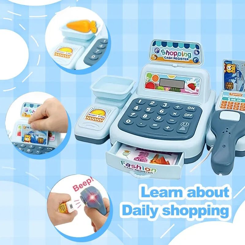 Registratore di Cassa Interattivo CashPlay Till con Luci, Suoni e Divertimento Educativo