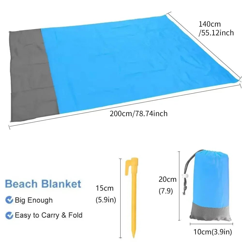 SeaBreeze extra große wasserdichte Outdoor-Stranddecke zur Entspannung
