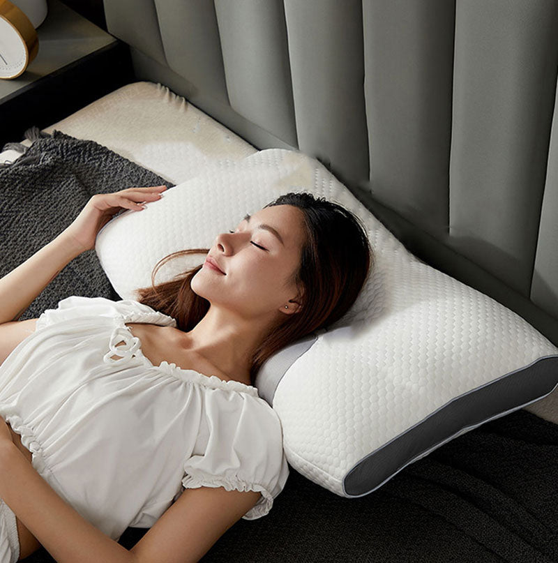 Neck and Shoulder Support Pillow for Back or Side Sleepers