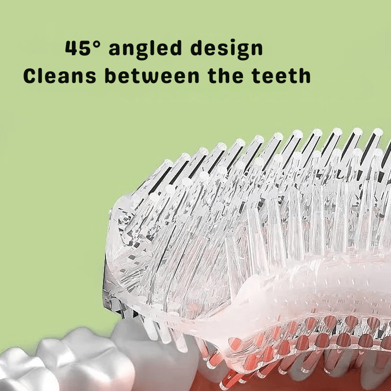 GumGlide Ultra Soft Silicone Replacement Brush Head for Gentle Gum Care