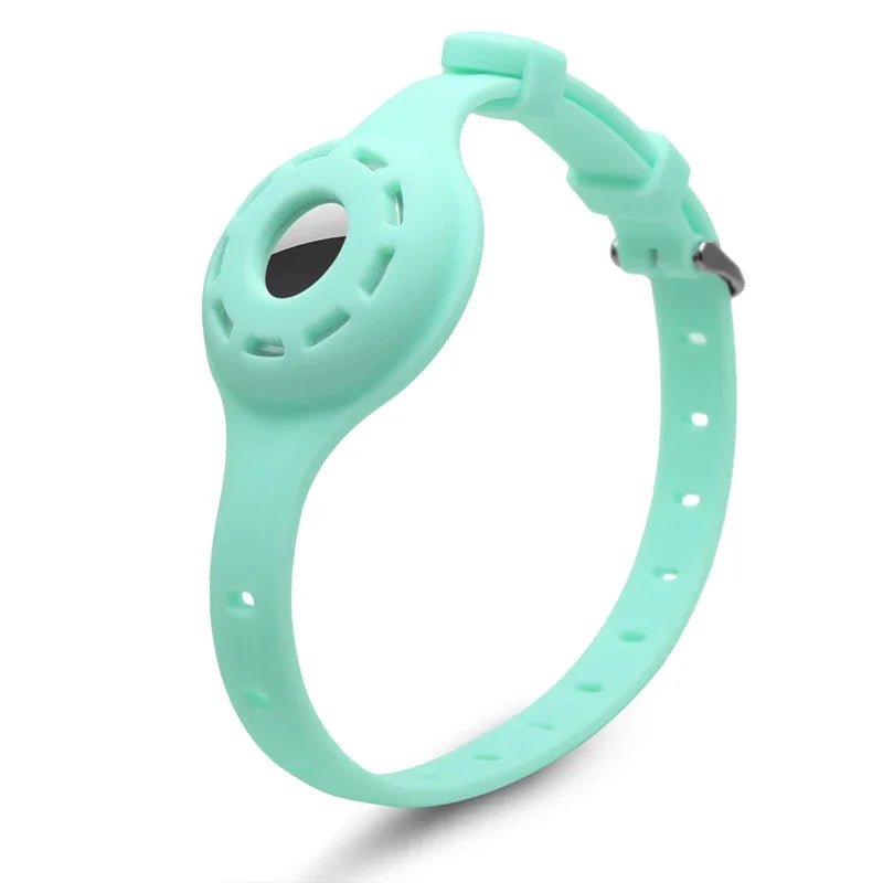 NovaTag Adjustable Silicone Pet Collar for Tracking Tag Compatibility