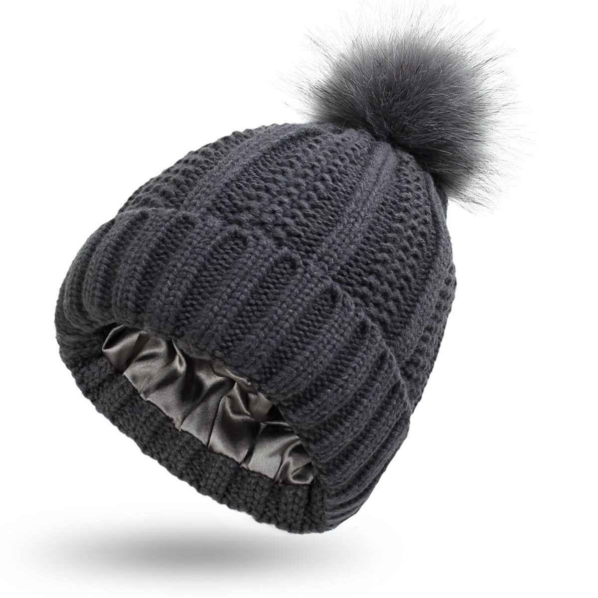 NovaCap Gorro Pom-Pom Antiestático Para Proteção Saudável do Cabelo