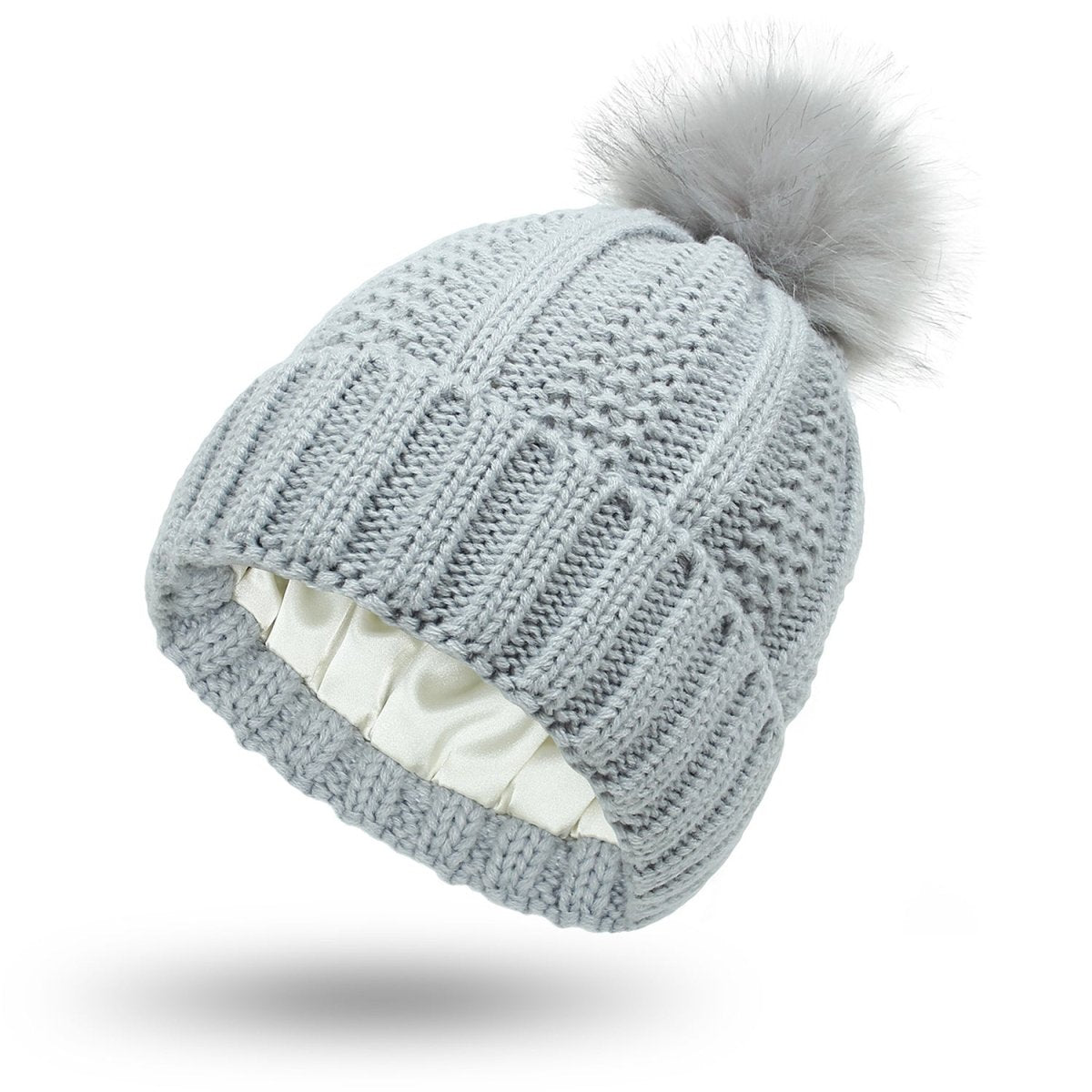 NovaCap Gorro Pom-Pom Antiestático Para Proteção Saudável do Cabelo
