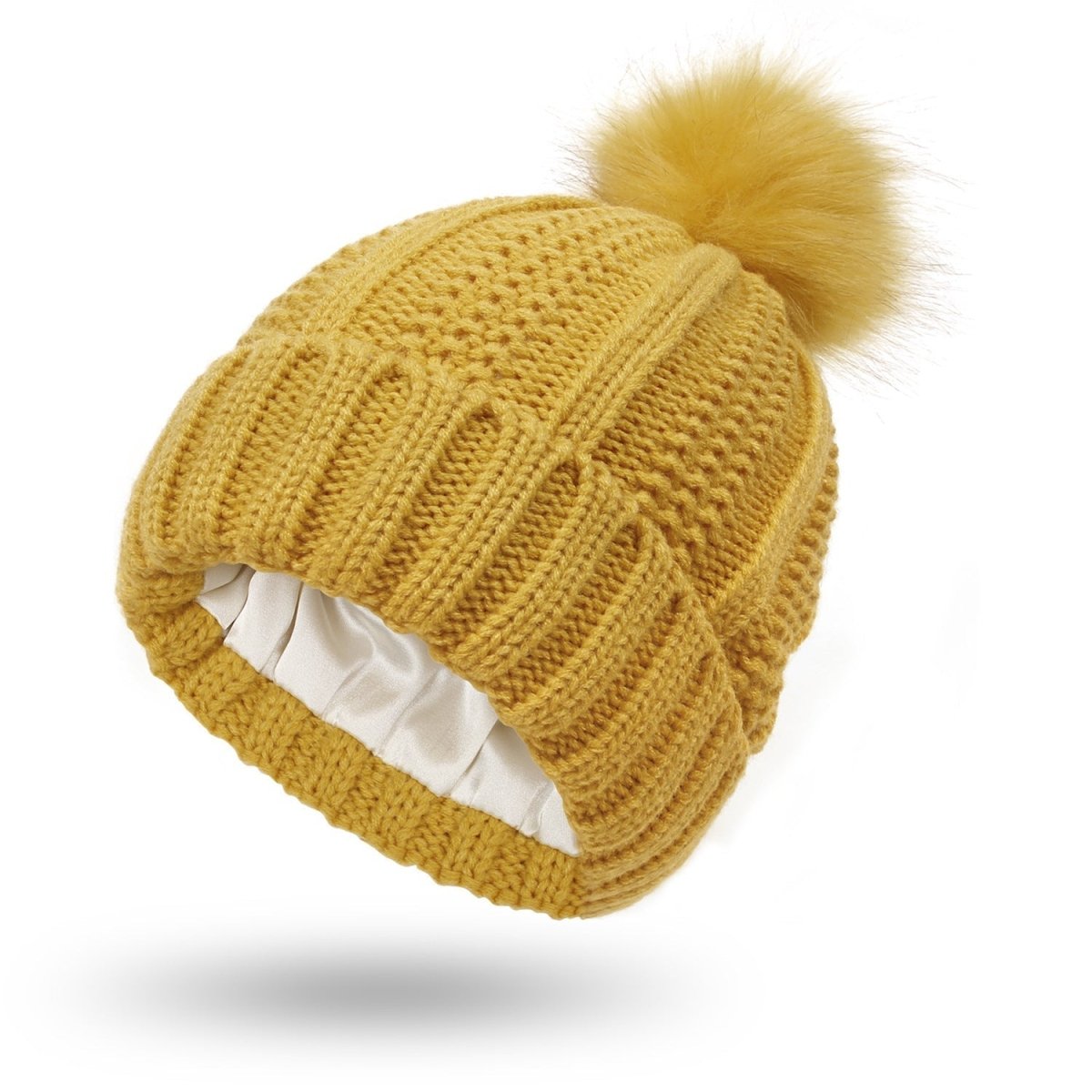 NovaCap Gorro Pom-Pom Antiestático Para Proteção Saudável do Cabelo