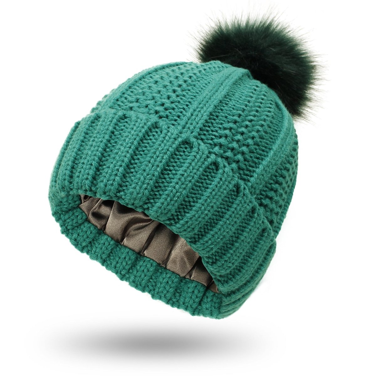 NovaCap Gorro Pom-Pom Antiestático Para Proteção Saudável do Cabelo
