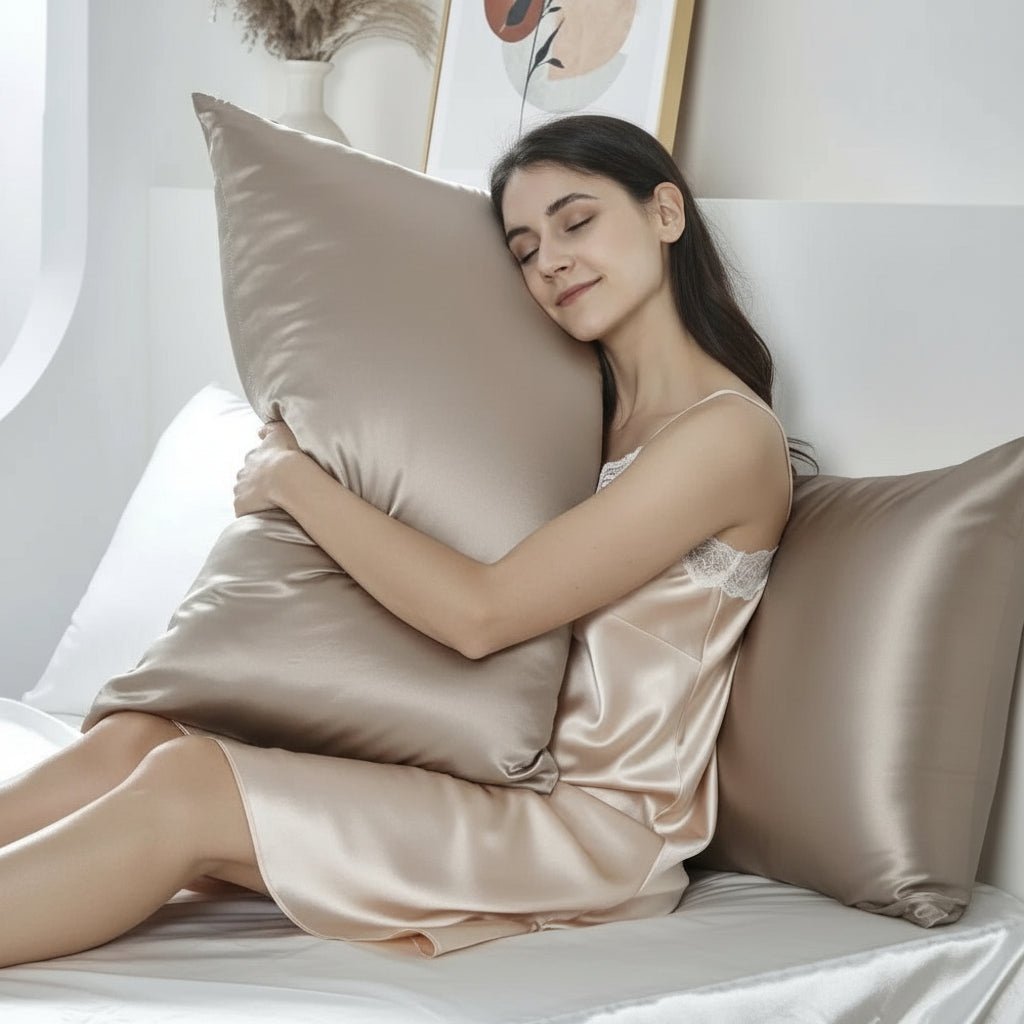 Silk Serenity Povlak na polštář z morušového hedvábí 25 Momme pro vlasy a pokožku
