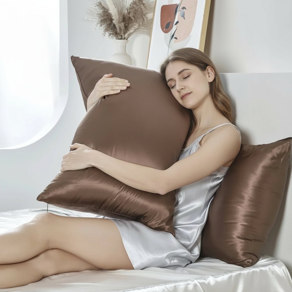 Silk Serenity Povlak na polštář z morušového hedvábí 25 Momme pro vlasy a pokožku