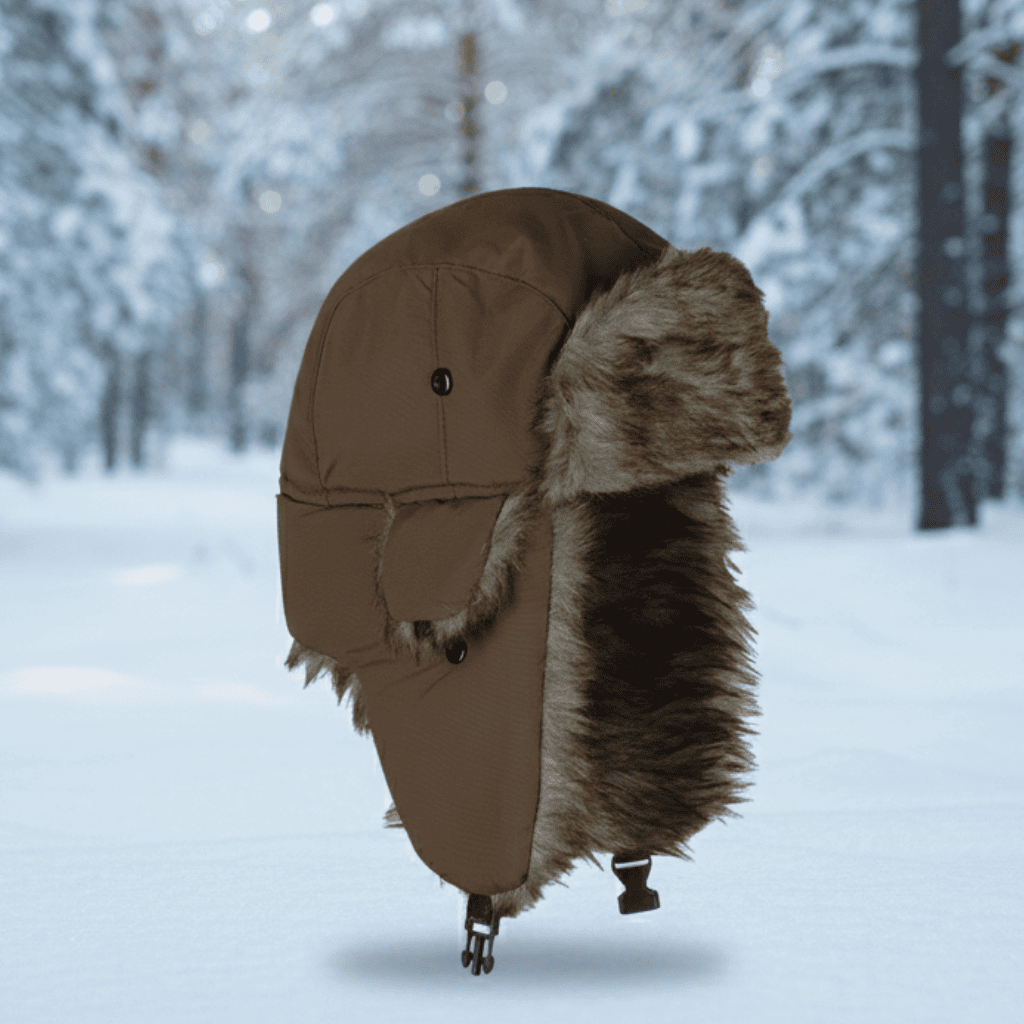 Snow Haven Cozy Faux Fur Aviator Hat With Warm Ear Flaps For Women And Men