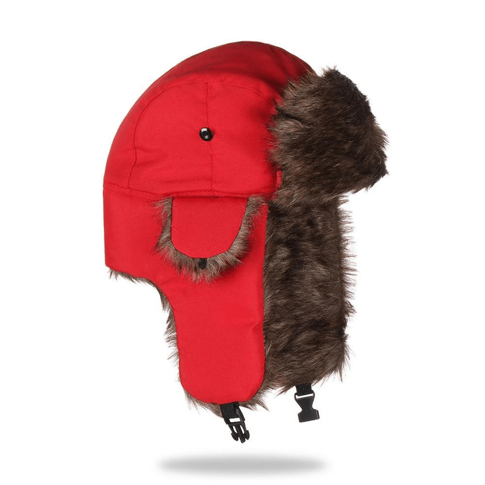 Snow Haven Cozy Faux Fur Aviator Hat With Warm Ear Flaps For Women And Men