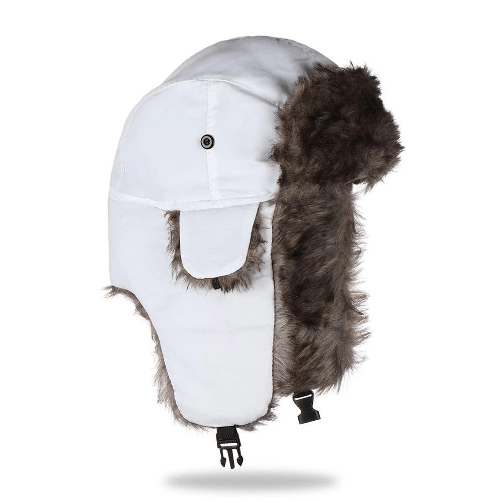 Snow Haven Cozy Faux Fur Aviator Hat With Warm Ear Flaps For Women And Men