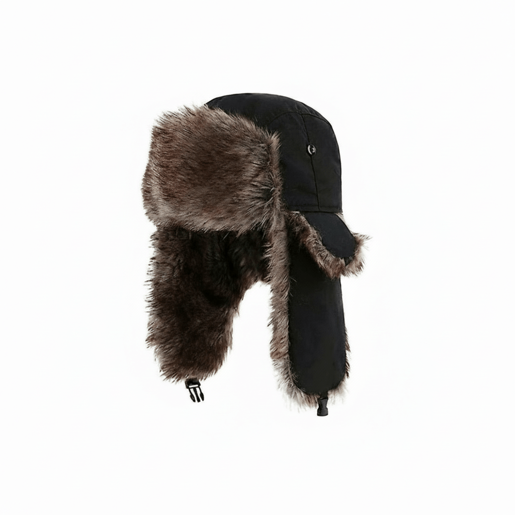 Snow Haven Cozy Faux Fur Aviator Hat With Warm Ear Flaps For Women And Men