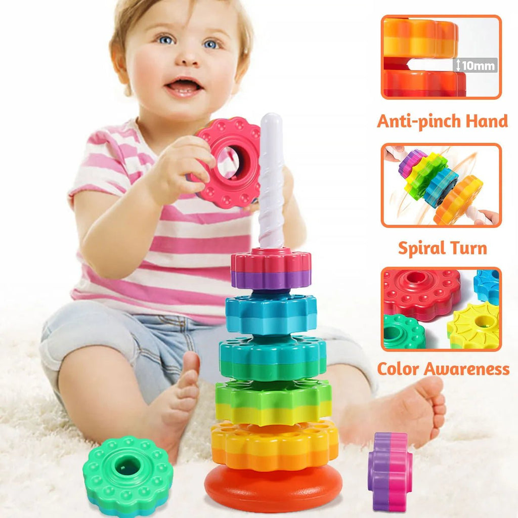 TinyStacker korai tanulást segítő pakolós játék válogatáshoz és koordinációhoz