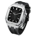 Kit de conversion AP9009 avec bracelet en silicone et boîtier en acier inoxydable 316L pour Apple Watch | Fervei